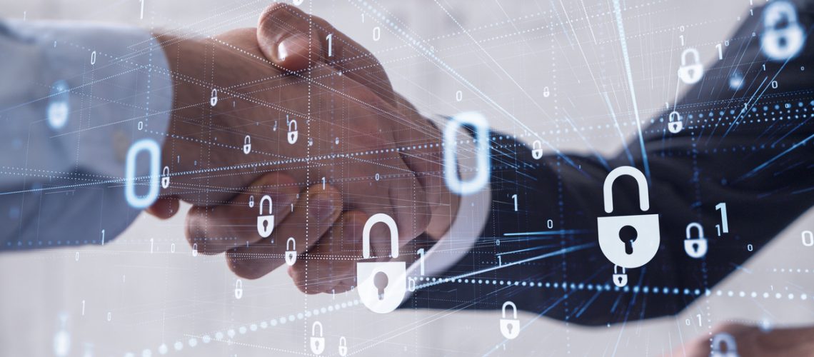 shaking hands, security symbols